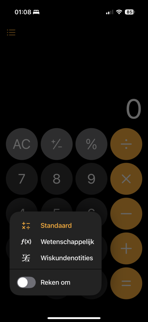 Valuta snel omrekenen met telefoon op reis
